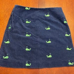 Lilly Pulitzer corduroy skirt